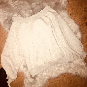 H&M strapless sweater